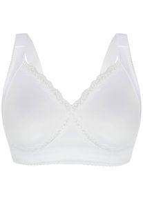 Sassa Mode Minimizer-BH SASSA "Minimizer BH FUNCTIONAL BRAS", Damen, Gr. 85, Cup B, wei&szlig;, Spitze, Obermaterial: 100% Polyester PES., BHs Minimizer-BH