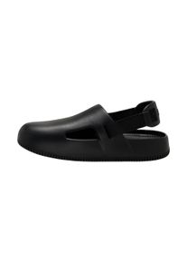 Badesandale Nike Sportswear "CALM MULES", Herren, Gr. 47,5, schwarz, Synthetik, Textil, Schuhe Badesandale, Badelatschen