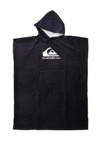 Badeponcho Quiksilver "Hoody", Herren, schwarz, Baumwolle, Hausm&auml;ntel Badeponcho