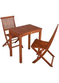 Garten-Essgruppe Garden Pleasure "ANGWIN/PITTSBURGH", braun (braun, braun, braun), B:170cm H:90cm T:50cm, FSC-zertifiziertes Massivholz, Sitzm&ouml;bel-Sets, Garten-Essgruppe