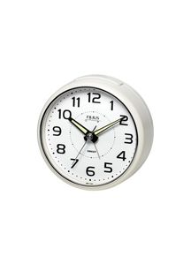 Quarzwecker FILIUS zeitdesign, wei&szlig;, Wecker, Quarzwecker, Schlafzimmer, Wecker,schleichendeSekunde,Weckwiederholung,Leuchtzeiger