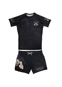 2026 New Speed Brazilian Jujutsu MMA Fighting Training Set Dark Sports Fitness Men's