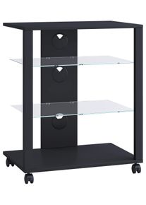 TV-Rack Folas Schwarz
