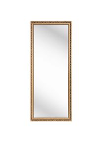 CARRYHOME Wandspiegel, Goldfarben, Glas, Eukalyptusholz, massiv, rechteckig, 70x170x3 cm, Ganzk&ouml;rperspiegel, Spiegel, Wandspiegel