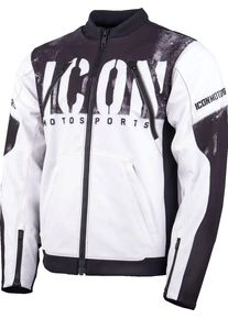 Icon Merc3 Anomaly, textile jacket , color: White/Black , size: M