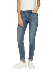 Skinny-fit-Jeans s.Oliver "IZABELL", Damen, Gr. 42, L&auml;nge 32, blau (mid blau32), Denim/Jeans, Obermaterial: 92% Baumwolle, 6% Polyester, 2% Elasthan, unifarben, slim fit kn&ouml;chellang, Jeans Skinny-fit-Jeans, im Five-Pocket Style