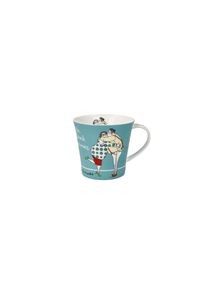 Tasse Goebel "Barbara Freundlieb - Zuhause", bunt, B:10,5cm H:9,5cm, Fine China-Porzellan, Trinkgef&auml;&szlig;e, Tasse, F&uuml;llmenge 0,35l