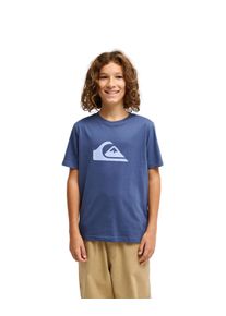 T-Shirt Quiksilver "Ev Comp Logo", Jungen, Gr. 8, blau (vintage indigo), Obermaterial: 100% Baumwolle., Shirts T-Shirt