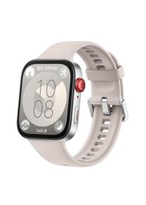 Smartwatch Huawei "WATCH FIT 3, 4,62 cm (1,82 Zoll) AMOLED-Display", wei&szlig; (wei&szlig;, wei&szlig;), Smartwatches, 1,82 &Prime;, Smartwatch, Herzfrequenz-Monitoring, SpO2, Atem&uuml;bungen