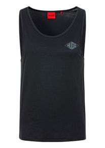 Tanktop HUGO UNDERWEAR, Herren, Gr. XXL (56), schwarz, Single Jersey, Obermaterial: 50% Baumwolle, 50% Modal, unifarben, regular fit, Rundhals, Tops Tanktop, mit HUGO Druck
