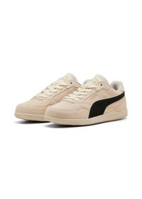 Sneaker Puma "K-MODA SD", Damen, Gr. 40,5, alpine snow, Puma schwarz, Puma gold, Leder, mehrfarbig, Schuhe Sneaker, f&uuml;r sportliche Streetwear, mit Lederobermaterial, mit Gummilaufsohle