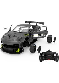 Modellbausatz Jamara "RC-Auto Porsche 911 GT2 RS Clubsport 25 1:18 grau 2,4 GHz", grau, Modellbaus&auml;tze, KinderB:11,4cm H:7,2cm L:26,3cm, Modellbausatz, B:11,4cm H:7,2cm L:26,3cm