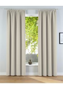 Verdunkelungsvorhang OTTO HOME "Solana" Gr. 8, creme, B:280cm H:245cm, Polyester, Gardinen, Verdunkelungsvorhang, Breite 280 cm, &Uuml;berbreite, einfarbig, Raumteiler