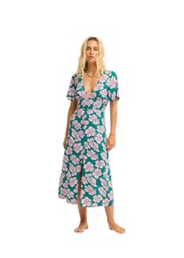 Sommerkleid Billabong "Your Girl", Damen, Gr. L, US-Gr&ouml;&szlig;en, deep lagoon, Obermaterial: 100% Viskose., Kleider Sommerkleid