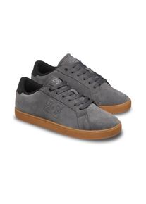 Schn&uuml;rschuh DC Shoes "DC Pradoe", Herren, Gr. 9(42), pewter, Obermaterial: Leder [Kuh] / Futter: Textil / Au&szlig;ensohle: Gummi., Schuhe Schn&uuml;rschuh