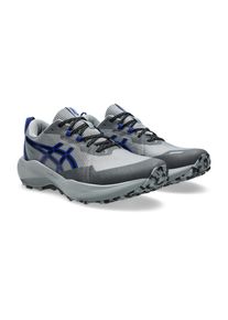 Trailrunningschuh asics "GEL-VENTURE 11", Herren, Gr. 48, gravel, prussian blau, Synthetik, Schuhe Trailrunningschuh, mit profiliertem Gummi-Laufsohlenprofil, mit AMPLIFOAM PLUS D&auml;mpfung