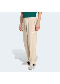 Sporthose adidas Sportswear "M COLL FT PT", Herren, Gr. XXL, N-Gr, crystal linen, ivory, normal, gr., Obermaterial: 55% Baumwolle, 36% Polyester, 9% Viskose, Hosen Sporthose, mit normal-weiter Passform, ohne Verschluss, f&uuml;r Erwachsene