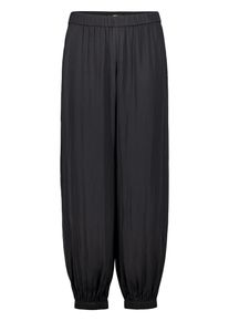 Schlupfhose Zero "Schlupfhose mit elastischem Bund", Damen, Gr. 44, EURO, schwarz (schwarz beauty), Obermaterial: 100% Polyester PES., Hosen Schlupfhose