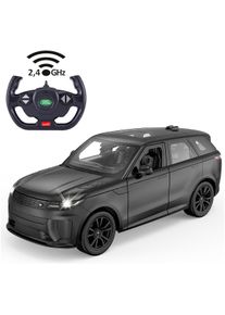 RC-Auto Jamara "Range Rover Sport SV 2,4GHz", schwarz, Fernlenkfahrzeuge, KinderB:15,2cm H:12,6cm T:34,3cm, Kunststoff, RC-Auto, LED-Licht; Ma&szlig;stab 1:14, B:15,2cm H:12,6cm T:34,3cm