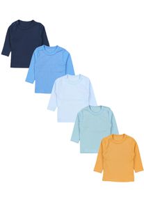 Langarmshirt TUPTAM "Shirt Baby Jungen Langarmshirt 5er Pack", M&auml;dchen, Gr. 86, rosa (farbenmix 7), Obermaterial: 100% Baumwolle CO., Shirts Langarmshirt