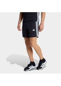 Shorts adidas Performance "WORKOUT ESSENTIALS BASE 3-STREIFEN WOVEN", Herren, Gr. XXL, L&auml;nge 7, schwarz, wei&szlig;, innenbeinl&auml;nge ca. 18 cm, Obermaterial: 100% Polyester, Hosen Shorts, f&uuml;r Fitness und Sportmode, normal-weite Passform