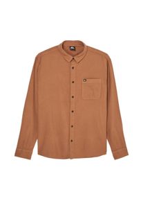 Langarmhemd Quiksilver "Motherfly Solid", Herren, Gr. M, US-Gr&ouml;&szlig;en, rawhide, Obermaterial: 100% Baumwolle., Hemden Langarmhemd