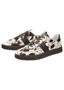 Sneaker Sioux "Tedroso-DA-717", Damen, Gr. 36 (UK 3 1/2), braun, Obermaterial: 80% Kuhfell cow. 20% Lammnappaleder LANA. 100% Gummi rubber., Schuhe Sneaker
