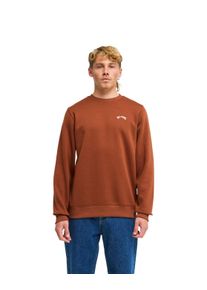 Sweatshirt Billabong "Arch Cr", Herren, Gr. M, braun (tortoise shell), Obermaterial: 55% Baumwolle, 25% Baumwolle, 20% Polyester., Sweatshirts Sweatshirt