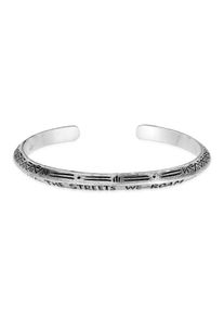 Armreif HAZE & GLORY "Armband Armreif - The Streets We Roam 925 Silber" Gr. 200, silber, Armb&auml;nder, Herren, 200, Silber 925 (Sterlingsilber), Armreif