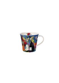 Tasse Goebel "Rosina Wachtmeister - Gioia di primavera", bunt, B:10,5cm H:9,5cm, Fine China-Porzellan, Trinkgef&auml;&szlig;e, Tasse, F&uuml;llmenge 0,35l