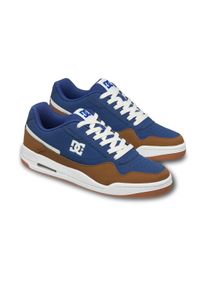 Sneaker DC Shoes "DC Jeare", Herren, Gr. 10 (43), blau, braun, wei&szlig;, Obermaterial: Synthetikmaterial / Futter: Textil / Au&szlig;ensohle: Gummi., Schuhe Sneaker