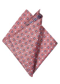 Big & Tall Sizes - J. Ploenes - Silk Pocket Square with Medallion Pattern - 0