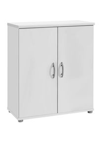 Livetastic Kommode, Wei&szlig;, Holzwerkstoff, 1 F&auml;cher, 60x70x30 cm, Beim&ouml;bel erh&auml;ltlich, Kleinm&ouml;bel, Kommoden, Kommoden
