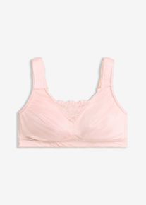 Reggiseno contenitivo senza ferretto con spalline imbottite, viola, Taglia 85C, bonprix
