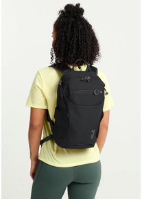 Daypack Jack Wolfskin "VELOCITY 12", schwarz (phantom), Rucks&auml;cke, Damen, onesize, Obermaterial: 100% POLYESTER. Futter: 100% POLYESTER, Daypack