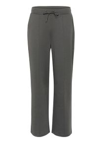 Stoffhose Kaffe "Strickhose KAjenny", Damen, Gr. L, N-Gr, schwarz (schwarz oyster), Obermaterial: 76% Polyester Pol. recyc.. 20% Viskose CV. 4% Elasthan EL., Hosen Stoffhose