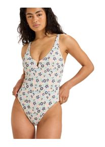 Badeanzug Roxy "Wild Floral", Damen, Gr. M, bunt (bel air ephemere small), Recycling-Polyester, Badeanz&uuml;ge Badeanzug