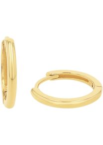 Paar Creolen Amor "2038566, 2038567", gold (gelbgoldfarben), Ohrringe, Damen, 14mm, Silber 925 (Sterlingsilber), Paar Creolen