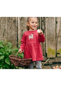 Tchibo - Kleinkind-Sweatkleid - M&auml;dchen - Gr. 122/128 - rot