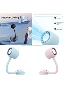 SZ Ergonomic Phone Dock with Base & Double Function Fan Light Set for Home