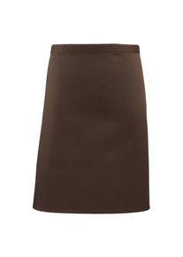 Premier Unisex Volwassenencollectie Halflang Taille Schort (Bruin)
