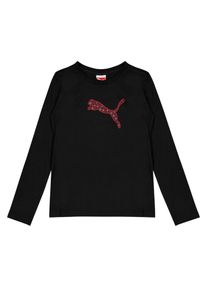 Puma Kinder/Kids Sterren Logo T-shirt met lange mouwen (Zwart)