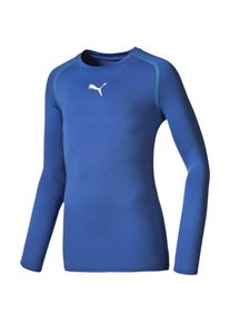 Puma Kinder/Kinder-T-shirt met lange mouwen en logo (Blauw)