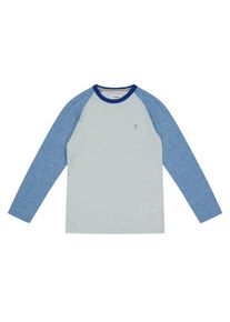 Farah Raglan-baseball-T-shirt voor kinderen (Blauw)