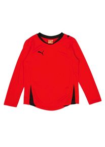 Puma Kinderen Pwr C 5.10 Logo Langsleeve T-Shirt (Rood)