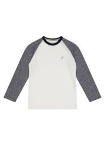 Farah Raglan-baseball-T-shirt voor kinderen (Grijs)