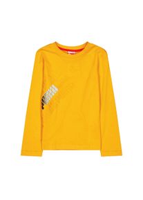 Puma Kinderen/Kinderen Geometrisch Patroon Athletic T-shirt met Lange Mouwen (Oranje)