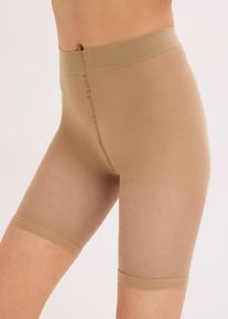 Feinstrumpfleggings bonprix, Damen, Gr. 40/42 (M), beige (hellbeige), Obermaterial: 85% Polyamid, 15% Elasthan, Strumpfhosen Feinstrumpfleggings, k&uuml;hlende Wirkung, Anti-Scheuer-Effekt, mit Elasthan, aus Polyamid