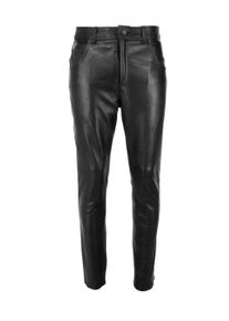 Lederhose JCC "Lederhose 31020354", Herren, Gr. 58, EURO, schwarz, Obermaterial: 100% Lammnappaleder LANA., Hosen Lederhose