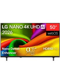 LG DLED-Fernseher "50NU850B6LA", Energieeffizienz: G, schwarz, 50 &Prime;, Fernseher, DLED-Fernseher